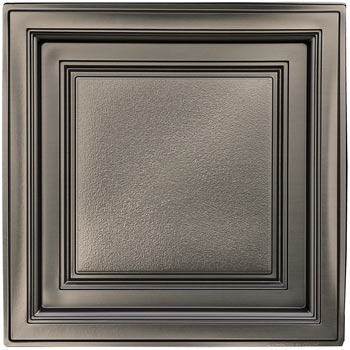 Westminster Ceiling Tile - Faux Pewter
