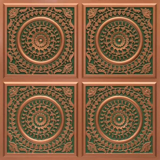 2x2 Patina Copper Ceiling tile