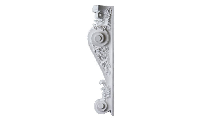 white decorative pilaster
