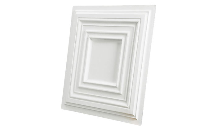 Profile of Bistro 2x2 White Ceiling Tile
