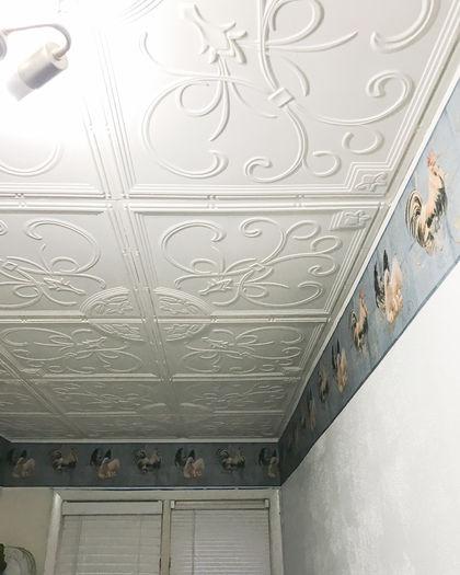 French Quarter 2x2 Ceiling Tile Installation Picture
