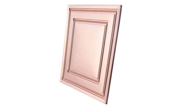 Profile of Stratford Faux Copper Ceiling Tile