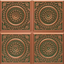 Catania Ceiling Tile Patina Copper - Box of 10