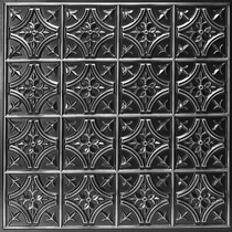 Genova Ceiling Tile Antique Silver - Box of 10