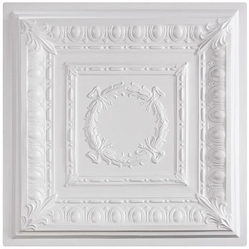 Empire Ceiling Tile - White