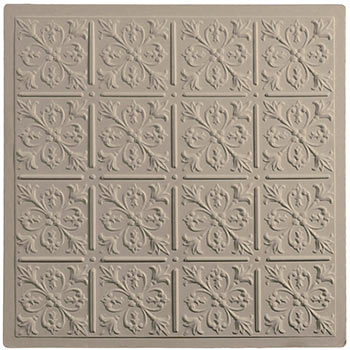 Fleur-de-lis Ceiling Tile - Latte