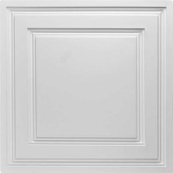 Stratford Vinyl Ceiling Tile - White