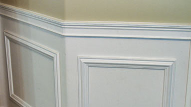 Molding boxes and chair rail